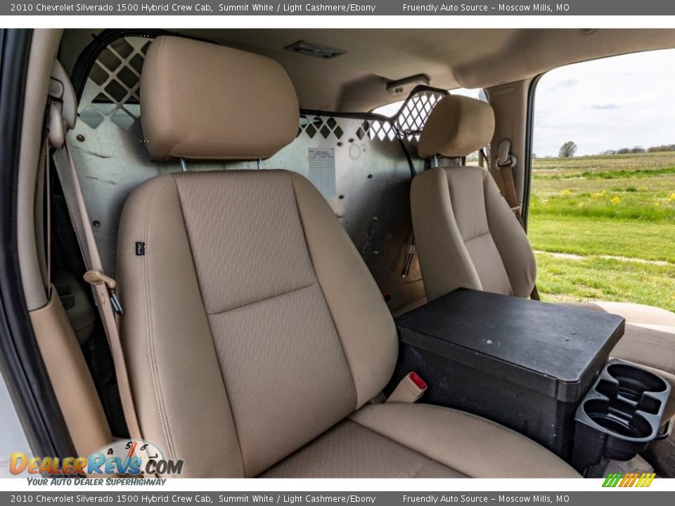 Front Seat of 2010 Chevrolet Silverado 1500 Hybrid Crew Cab Photo #34