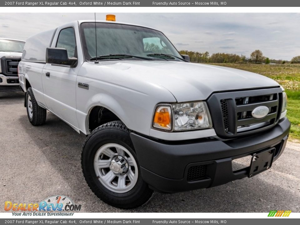 2007 Ford Ranger XL Regular Cab 4x4 Oxford White / Medium Dark Flint Photo #1