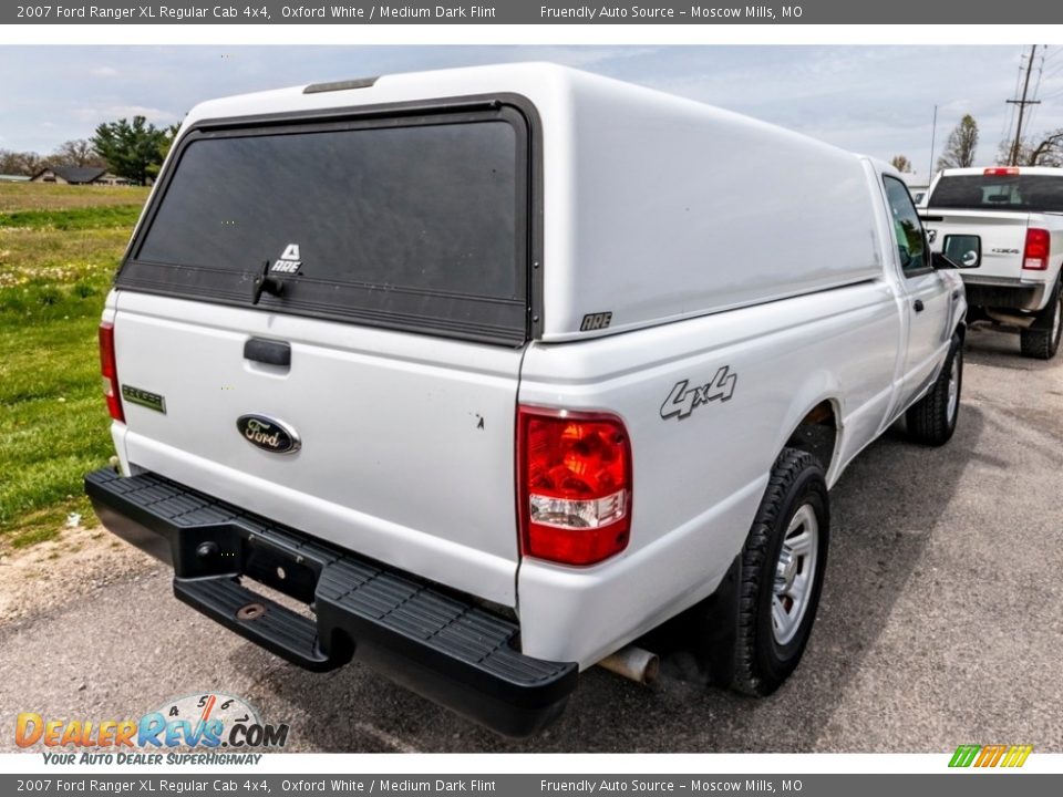 2007 Ford Ranger XL Regular Cab 4x4 Oxford White / Medium Dark Flint Photo #4