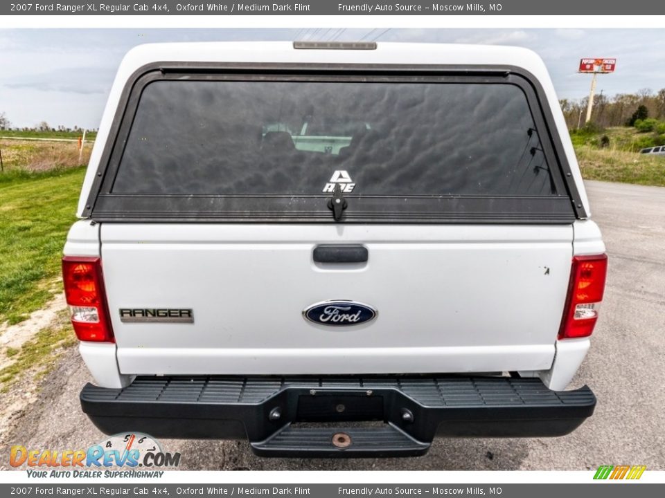 2007 Ford Ranger XL Regular Cab 4x4 Oxford White / Medium Dark Flint Photo #5