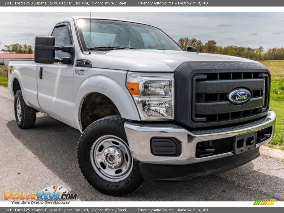 2013 Ford F250 Super Duty XL Regular Cab 4x4 Oxford White / Steel Photo #1