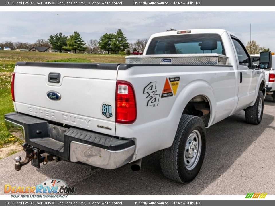 2013 Ford F250 Super Duty XL Regular Cab 4x4 Oxford White / Steel Photo #4