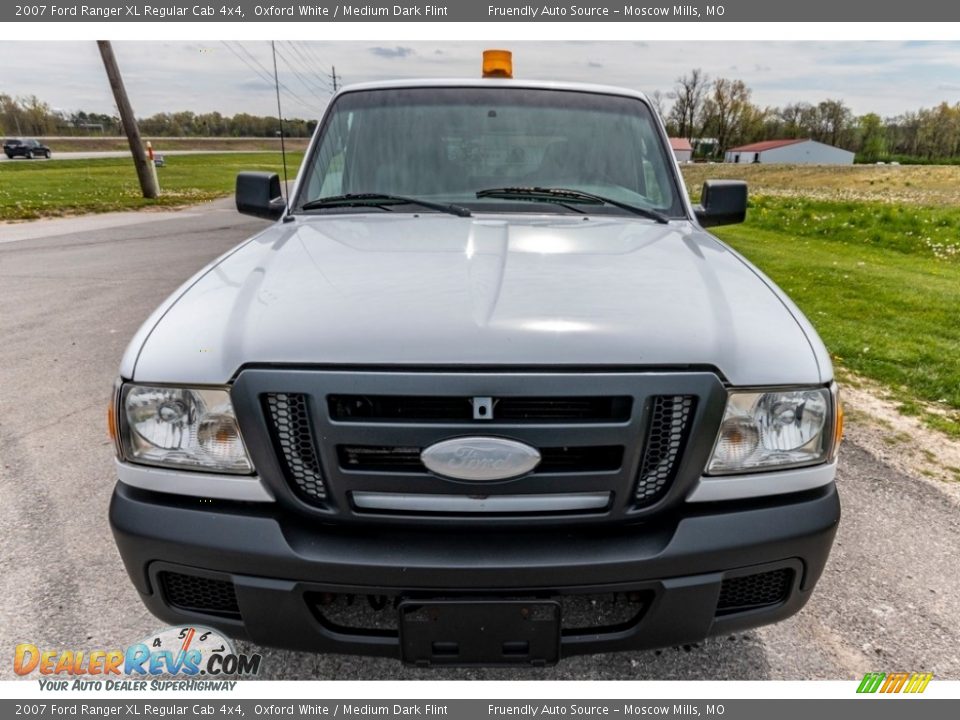 2007 Ford Ranger XL Regular Cab 4x4 Oxford White / Medium Dark Flint Photo #9