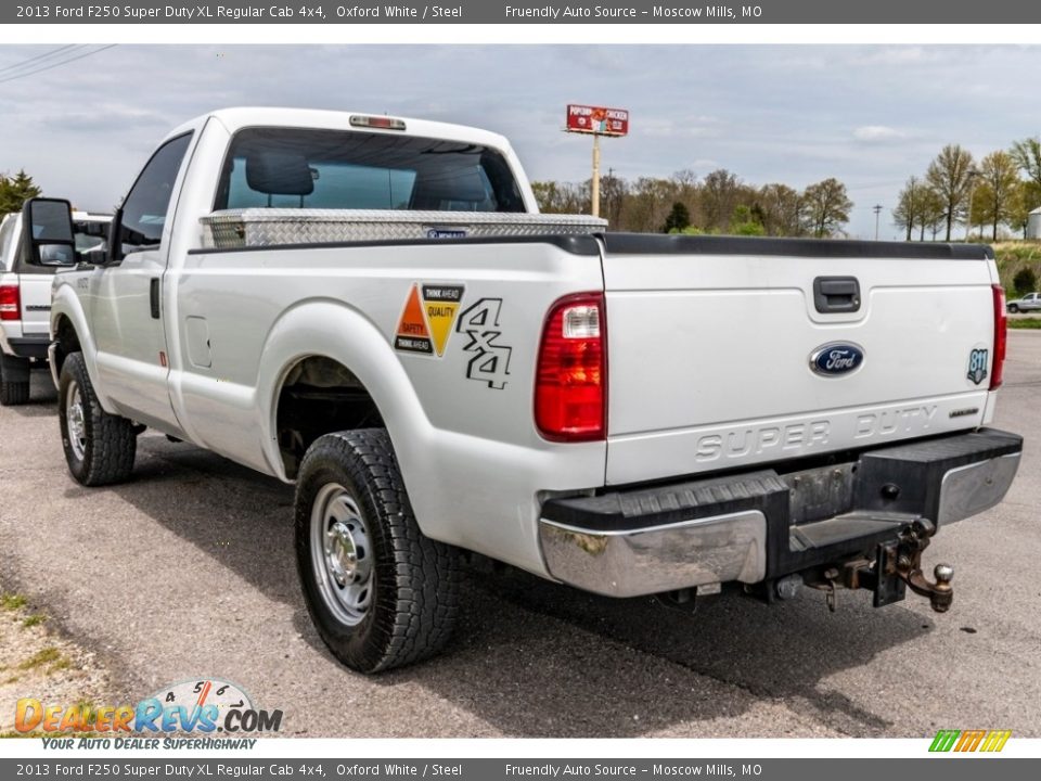 2013 Ford F250 Super Duty XL Regular Cab 4x4 Oxford White / Steel Photo #6