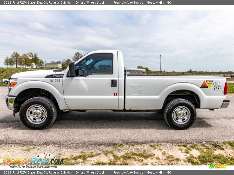 2013 Ford F250 Super Duty XL Regular Cab 4x4 Oxford White / Steel Photo #7