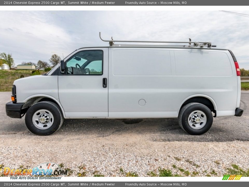 2014 Chevrolet Express 2500 Cargo WT Summit White / Medium Pewter Photo #7