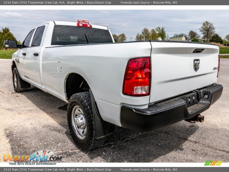 2016 Ram 2500 Tradesman Crew Cab 4x4 Bright White / Black/Diesel Gray Photo #6