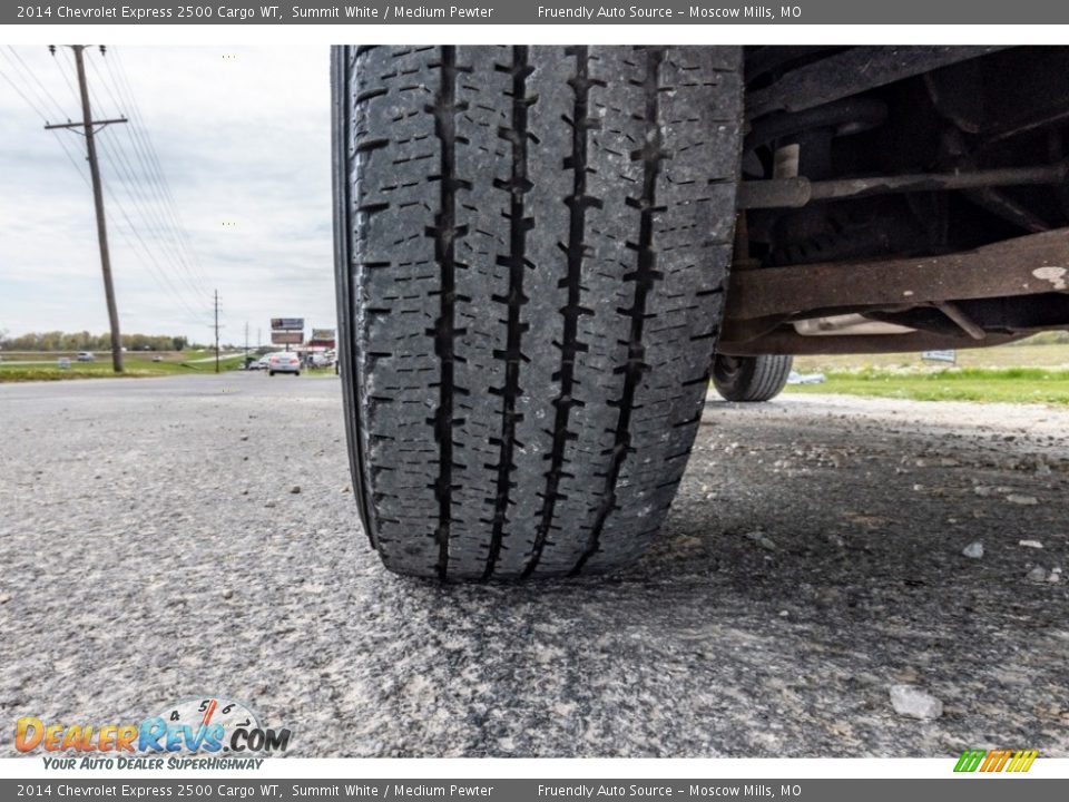 2014 Chevrolet Express 2500 Cargo WT Summit White / Medium Pewter Photo #11