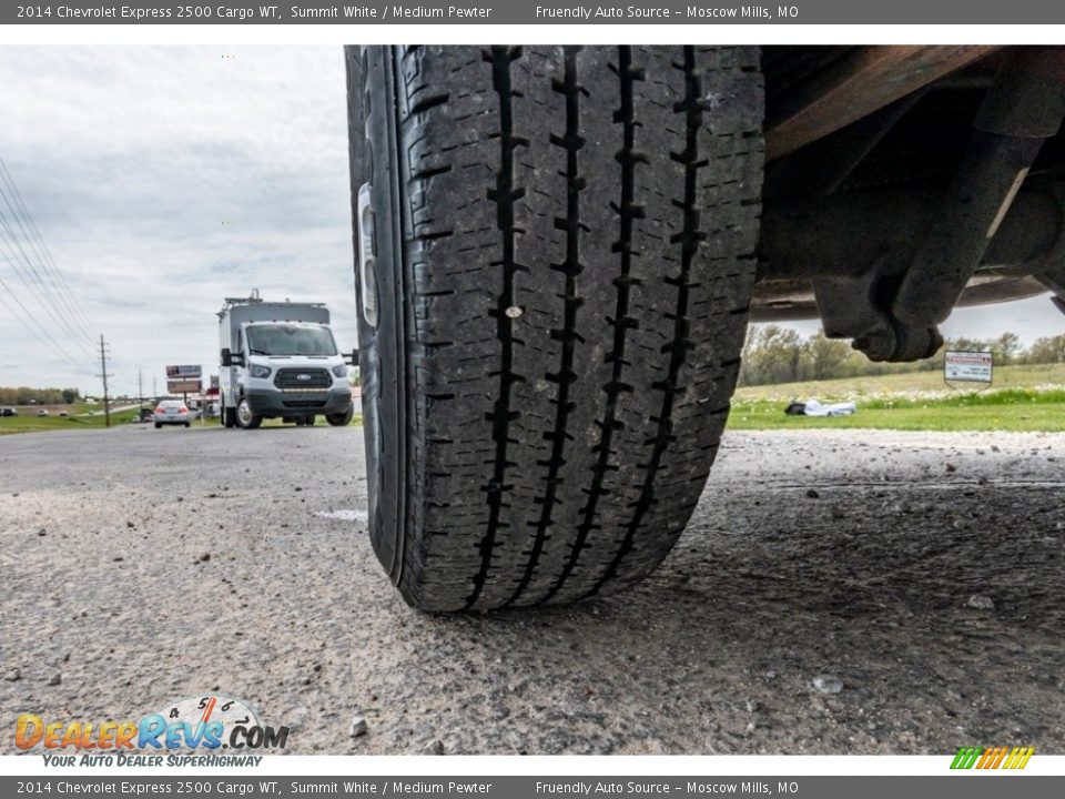 2014 Chevrolet Express 2500 Cargo WT Summit White / Medium Pewter Photo #12