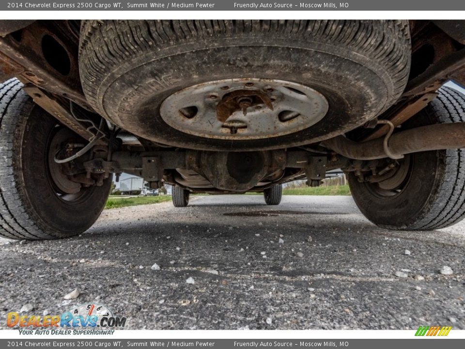 2014 Chevrolet Express 2500 Cargo WT Summit White / Medium Pewter Photo #13
