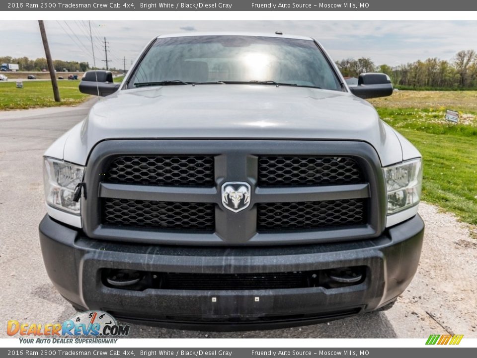 2016 Ram 2500 Tradesman Crew Cab 4x4 Bright White / Black/Diesel Gray Photo #9