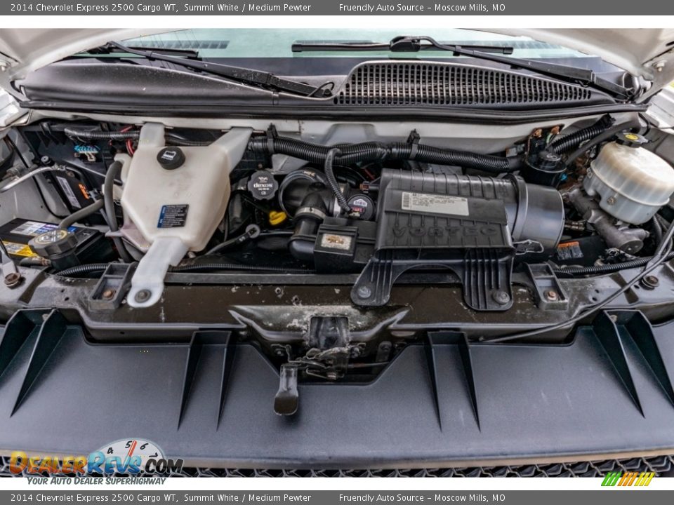2014 Chevrolet Express 2500 Cargo WT Summit White / Medium Pewter Photo #16