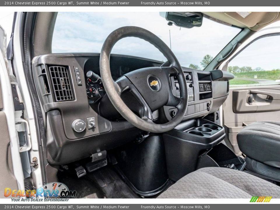 2014 Chevrolet Express 2500 Cargo WT Summit White / Medium Pewter Photo #19