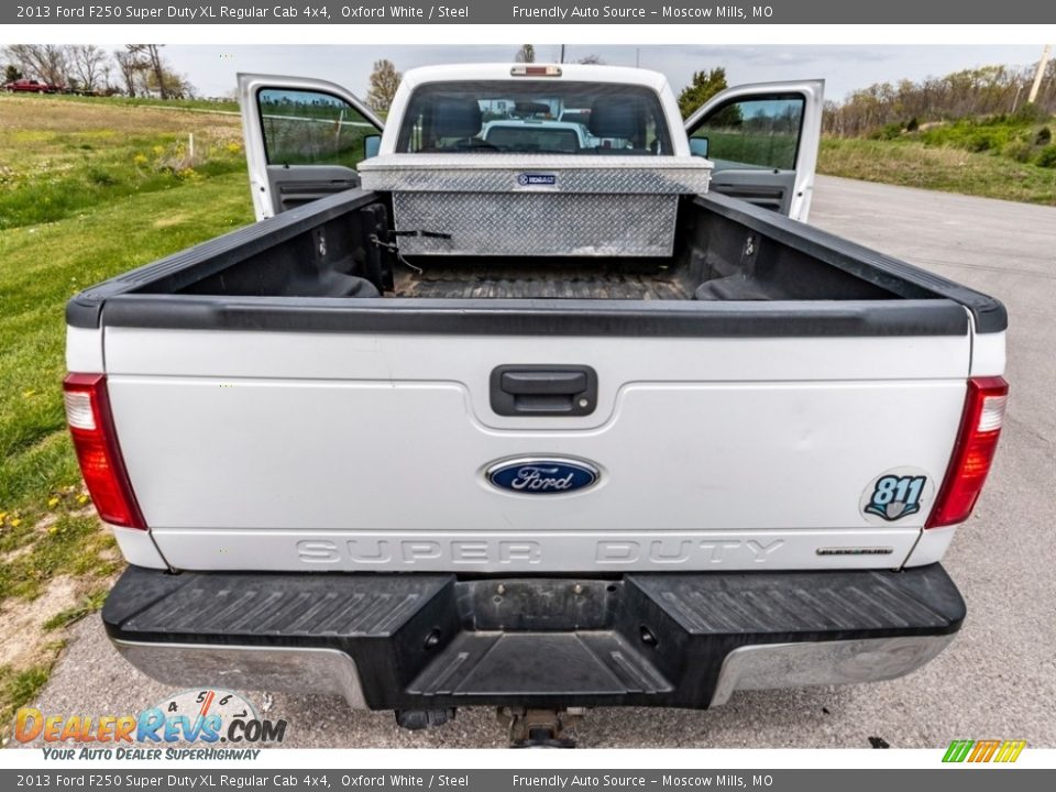 2013 Ford F250 Super Duty XL Regular Cab 4x4 Oxford White / Steel Photo #23