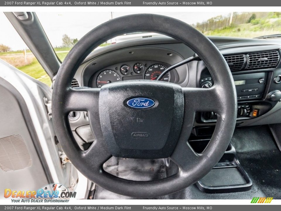 2007 Ford Ranger XL Regular Cab 4x4 Steering Wheel Photo #28