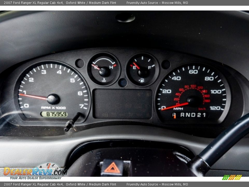 2007 Ford Ranger XL Regular Cab 4x4 Gauges Photo #29