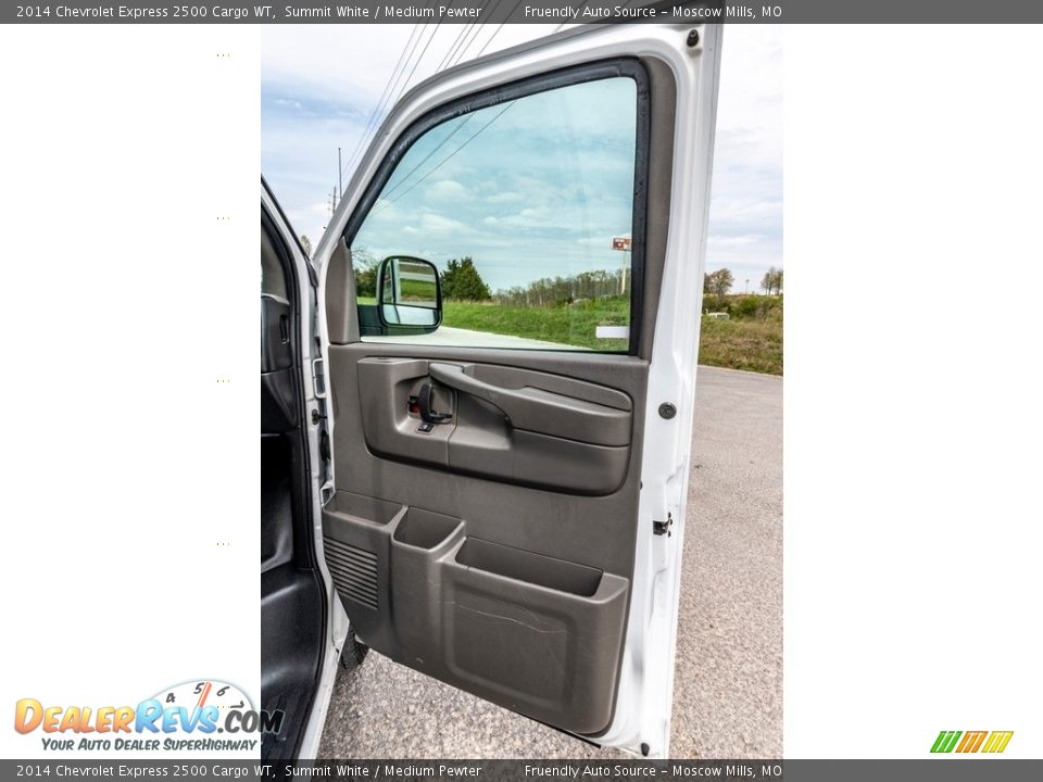 2014 Chevrolet Express 2500 Cargo WT Summit White / Medium Pewter Photo #27