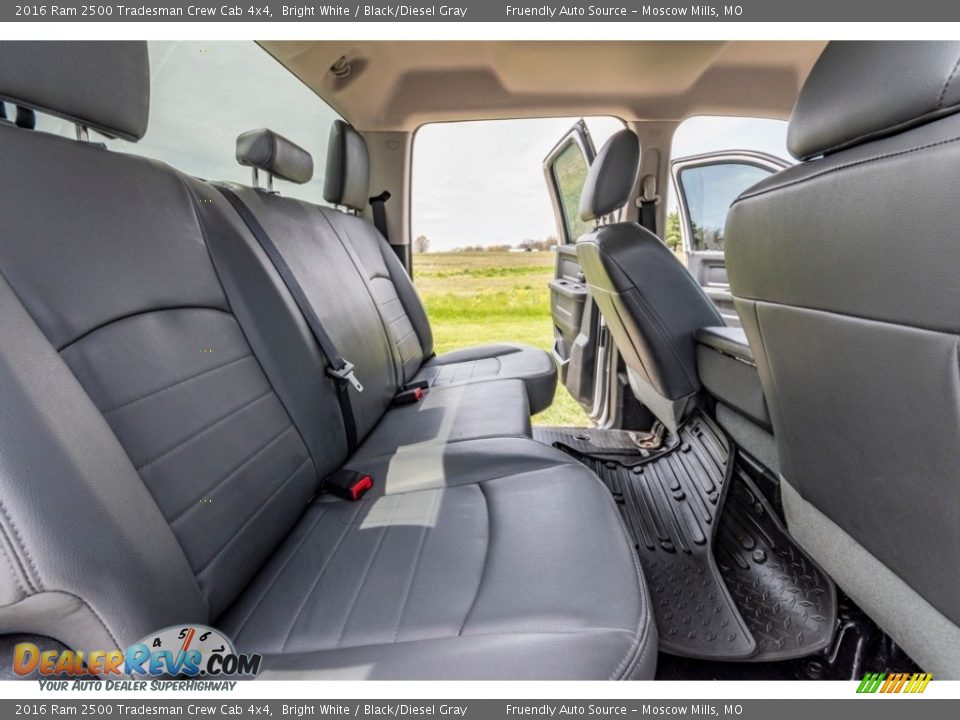 Rear Seat of 2016 Ram 2500 Tradesman Crew Cab 4x4 Photo #26