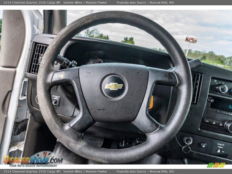 2014 Chevrolet Express 2500 Cargo WT Summit White / Medium Pewter Photo #33