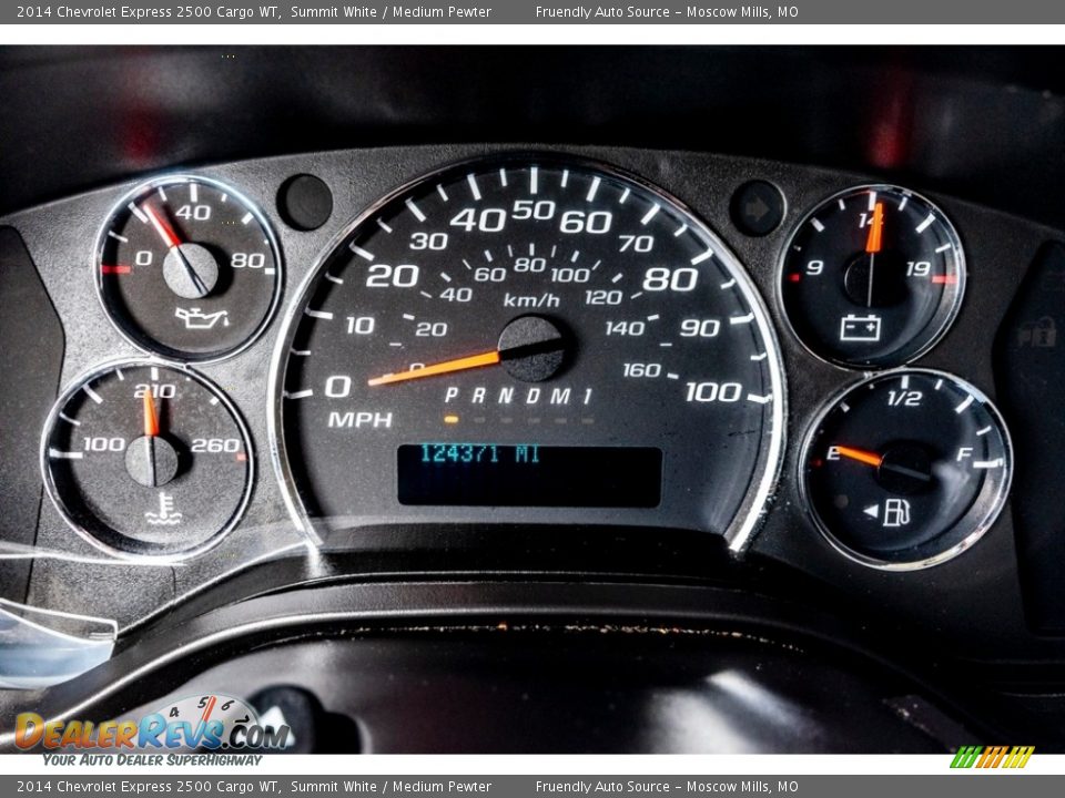 2014 Chevrolet Express 2500 Cargo WT Summit White / Medium Pewter Photo #34