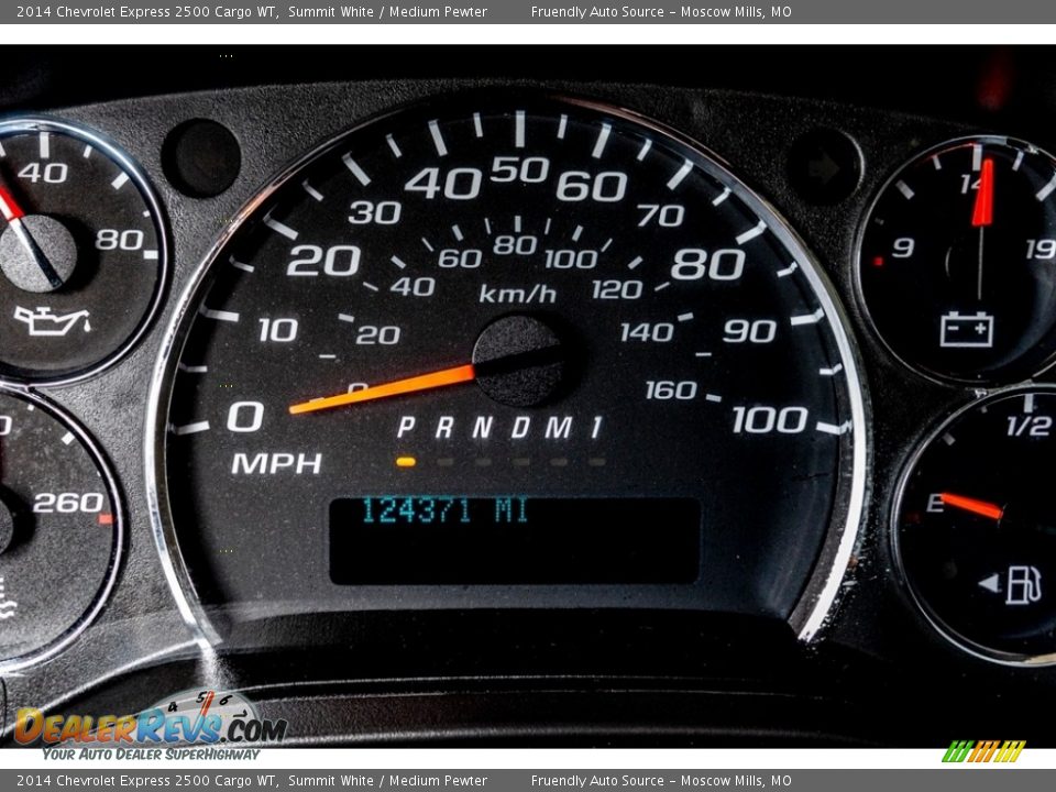 2014 Chevrolet Express 2500 Cargo WT Summit White / Medium Pewter Photo #35