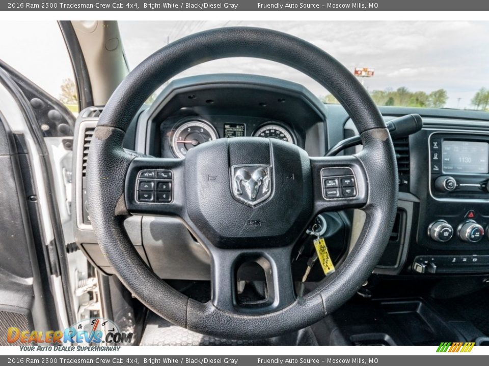 2016 Ram 2500 Tradesman Crew Cab 4x4 Steering Wheel Photo #34