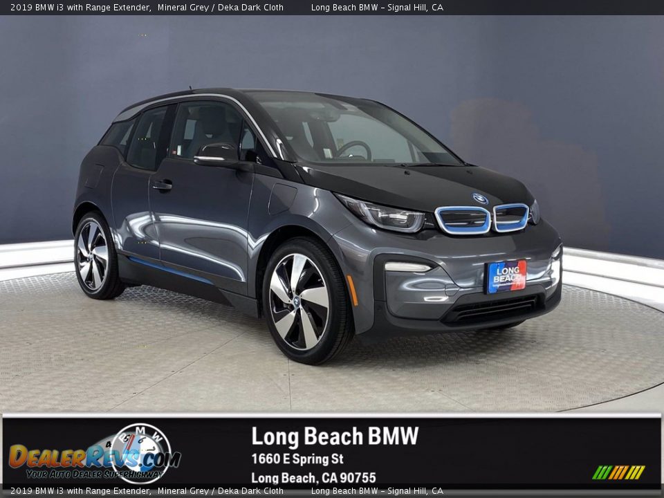 2019 BMW i3 with Range Extender Mineral Grey / Deka Dark Cloth Photo #1