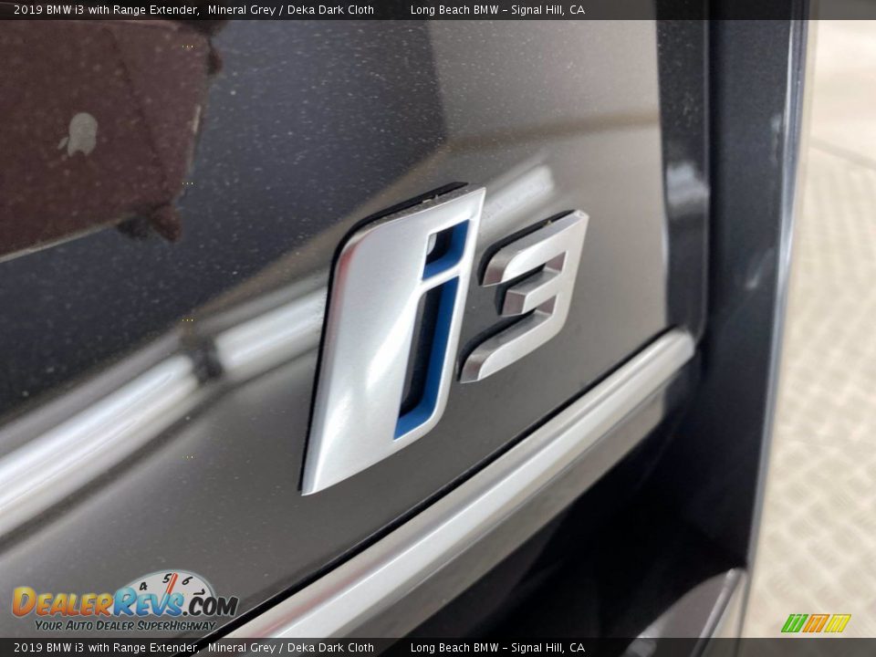 2019 BMW i3 with Range Extender Mineral Grey / Deka Dark Cloth Photo #11