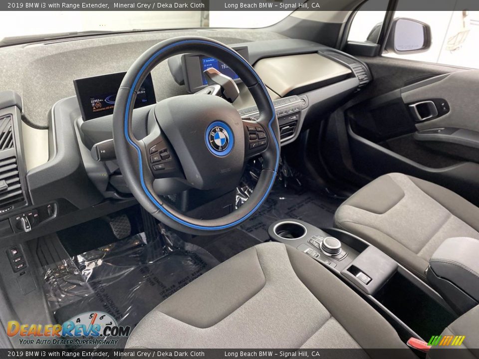 2019 BMW i3 with Range Extender Mineral Grey / Deka Dark Cloth Photo #16