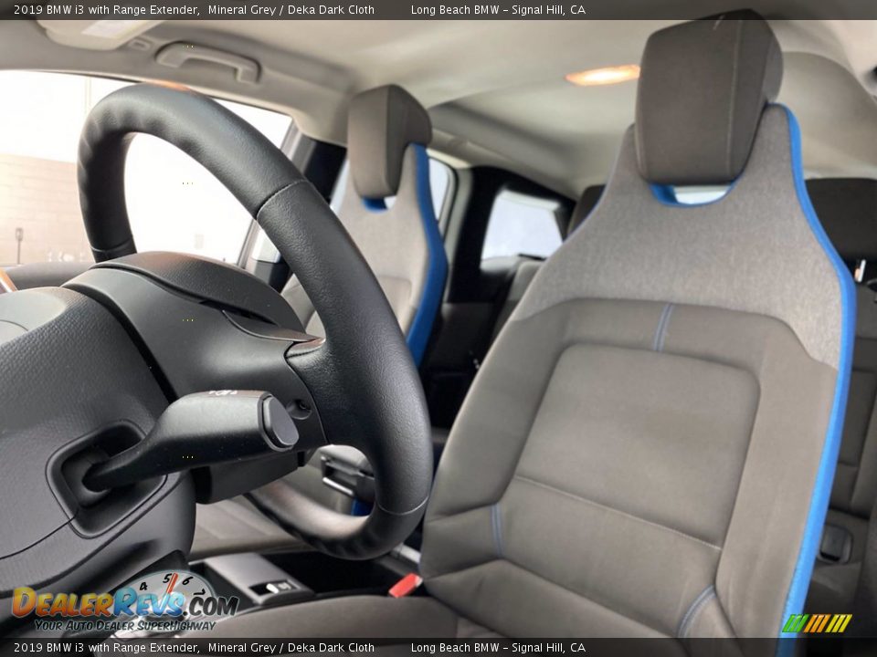 2019 BMW i3 with Range Extender Mineral Grey / Deka Dark Cloth Photo #17