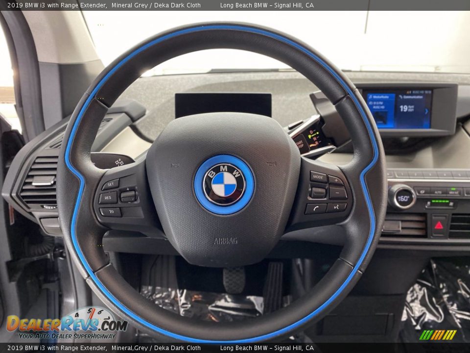2019 BMW i3 with Range Extender Mineral Grey / Deka Dark Cloth Photo #18