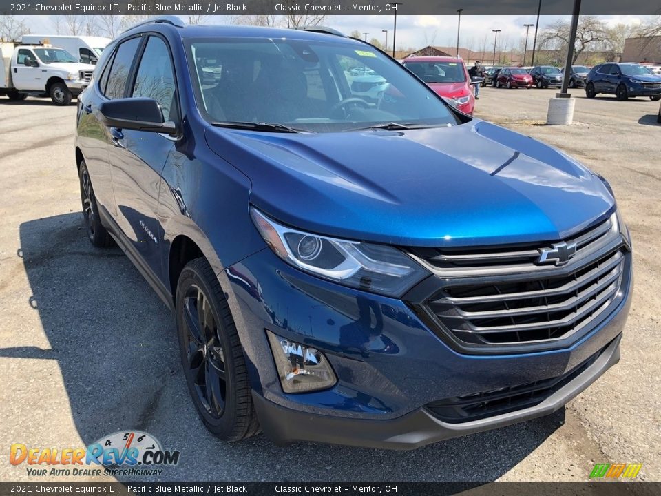 2021 Chevrolet Equinox LT Pacific Blue Metallic / Jet Black Photo #2