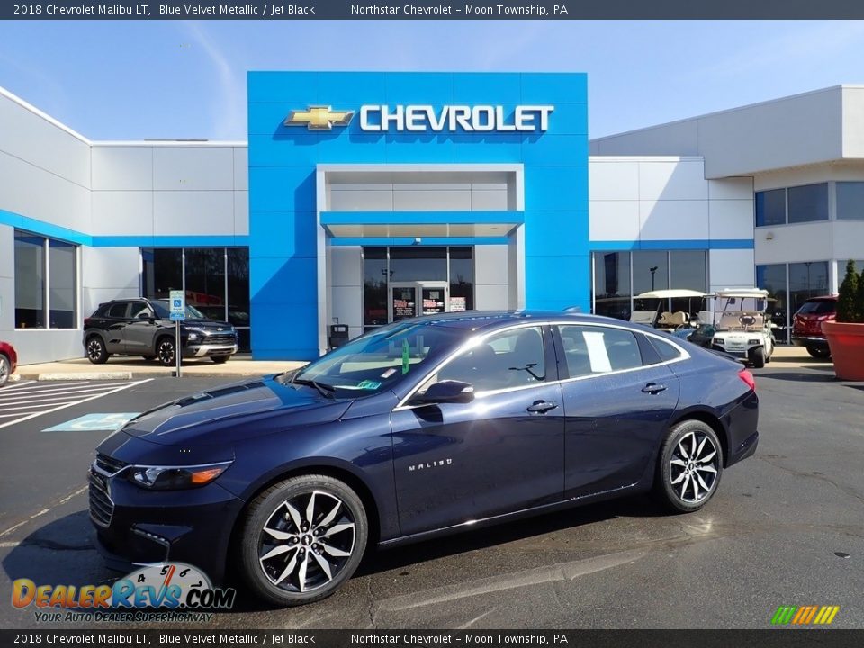 2018 Chevrolet Malibu LT Blue Velvet Metallic / Jet Black Photo #1