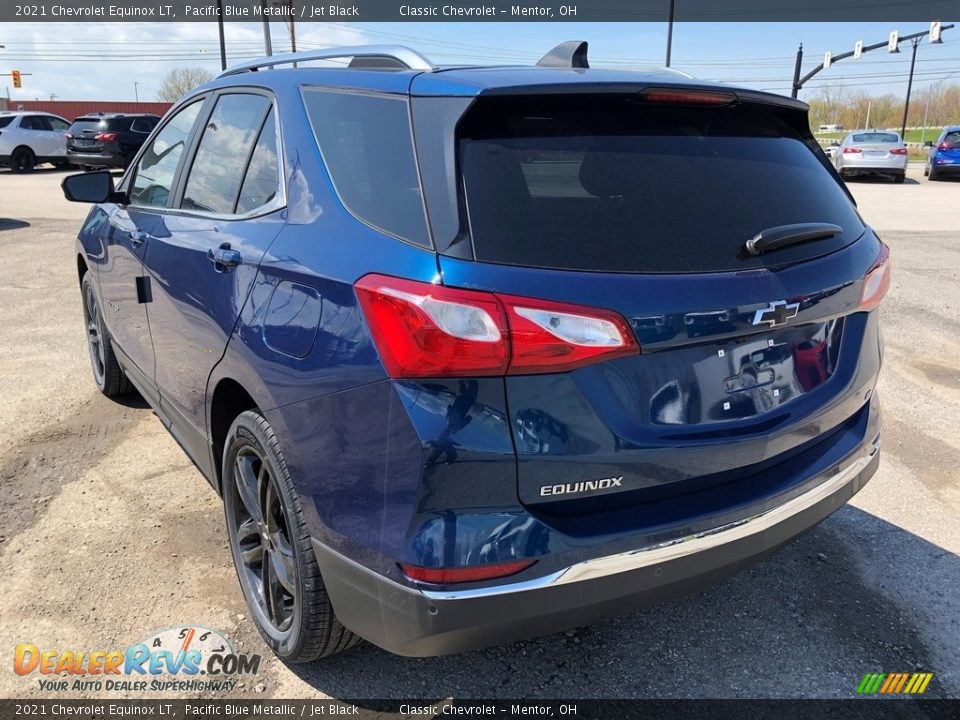 2021 Chevrolet Equinox LT Pacific Blue Metallic / Jet Black Photo #4