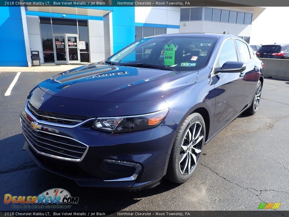 2018 Chevrolet Malibu LT Blue Velvet Metallic / Jet Black Photo #2