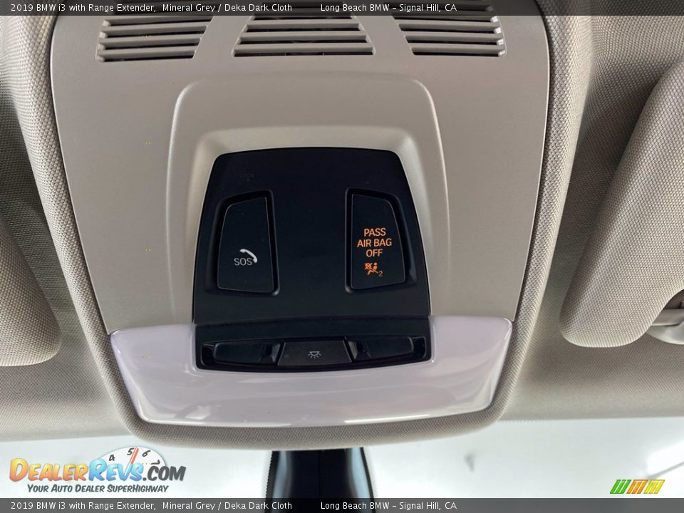 2019 BMW i3 with Range Extender Mineral Grey / Deka Dark Cloth Photo #31