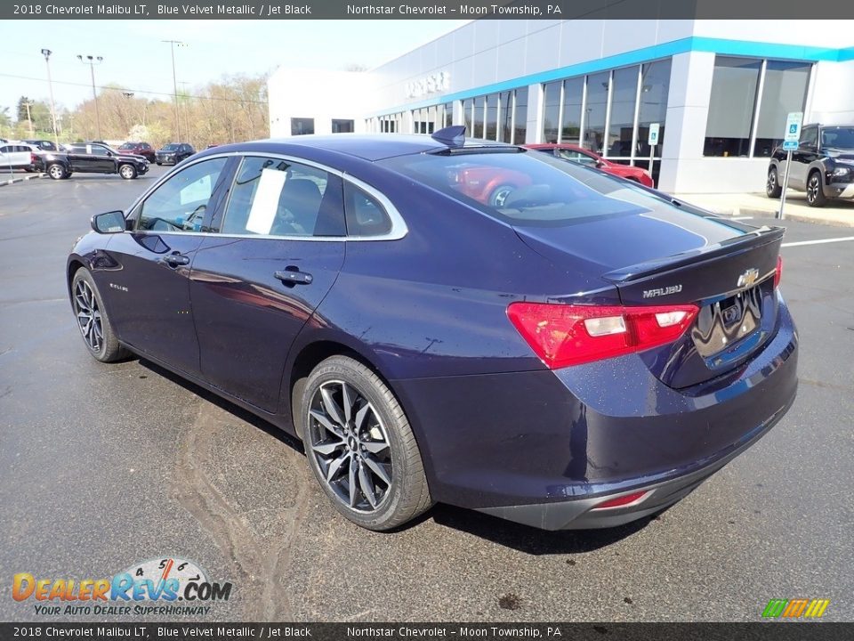 2018 Chevrolet Malibu LT Blue Velvet Metallic / Jet Black Photo #4