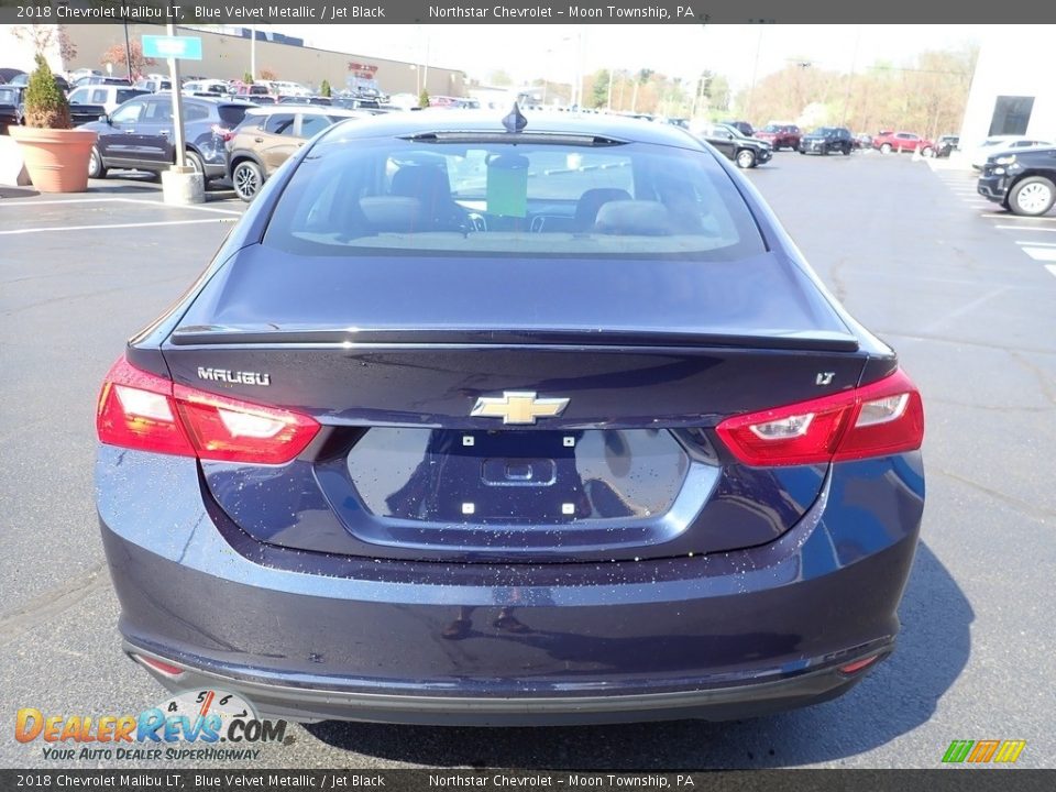 2018 Chevrolet Malibu LT Blue Velvet Metallic / Jet Black Photo #6