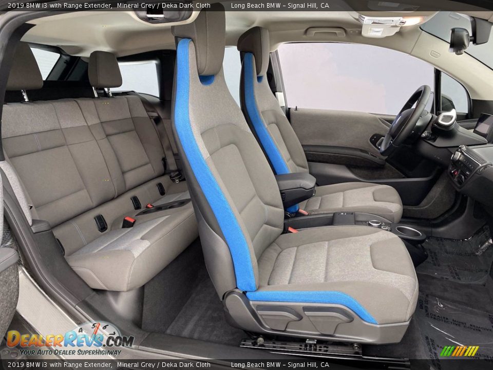 2019 BMW i3 with Range Extender Mineral Grey / Deka Dark Cloth Photo #35