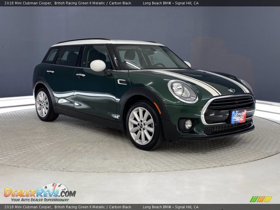 2018 Mini Clubman Cooper British Racing Green II Metallic / Carbon Black Photo #1