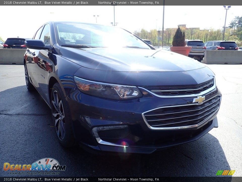 2018 Chevrolet Malibu LT Blue Velvet Metallic / Jet Black Photo #12