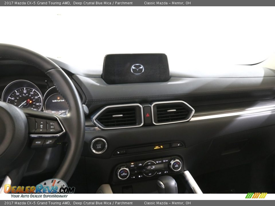 2017 Mazda CX-5 Grand Touring AWD Deep Crystal Blue Mica / Parchment Photo #9
