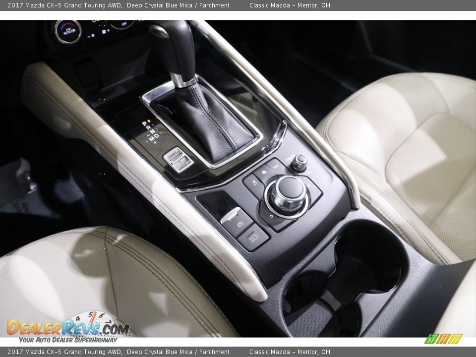 2017 Mazda CX-5 Grand Touring AWD Deep Crystal Blue Mica / Parchment Photo #12