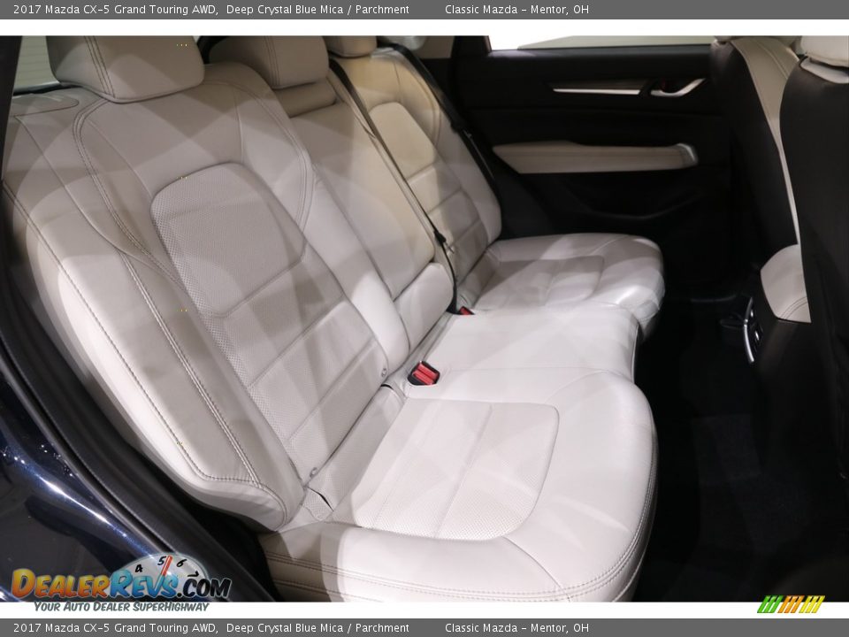 2017 Mazda CX-5 Grand Touring AWD Deep Crystal Blue Mica / Parchment Photo #14