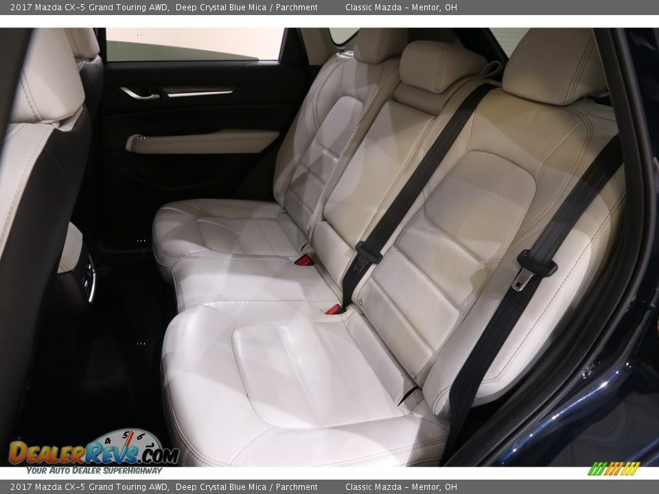 2017 Mazda CX-5 Grand Touring AWD Deep Crystal Blue Mica / Parchment Photo #15
