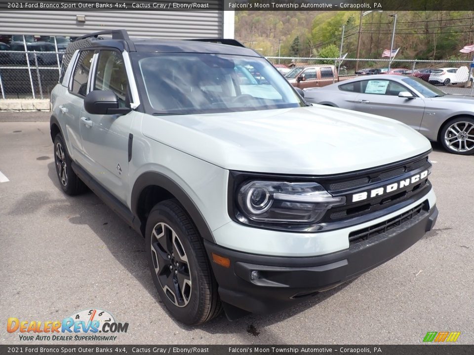 Cactus Gray 2021 Ford Bronco Sport Outer Banks 4x4 Photo #3