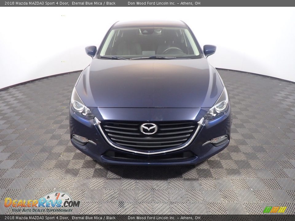 2018 Mazda MAZDA3 Sport 4 Door Eternal Blue Mica / Black Photo #4