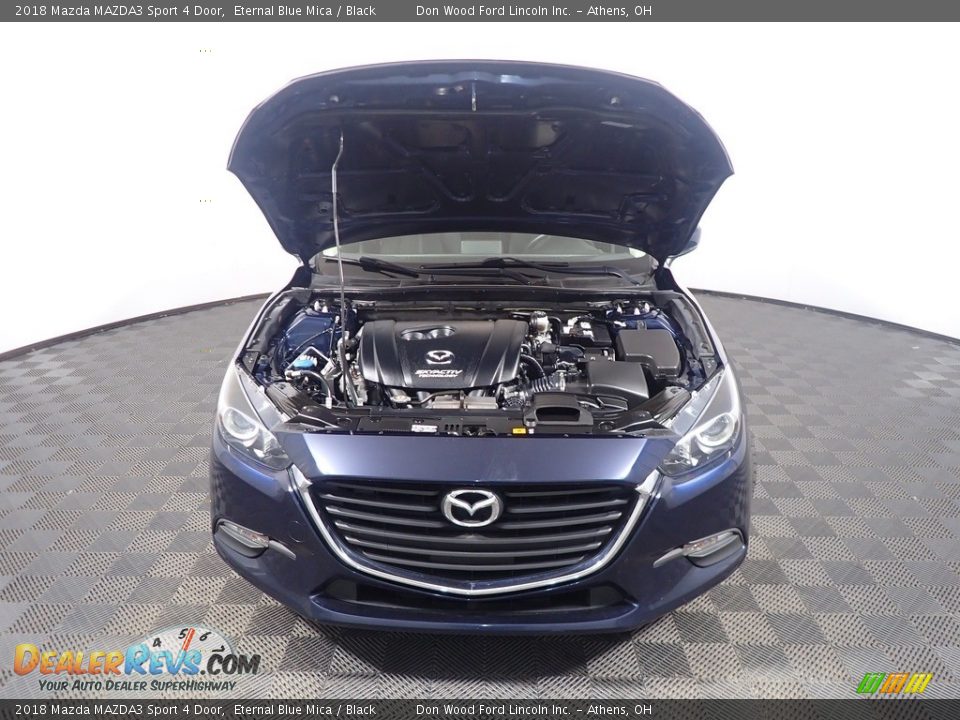 2018 Mazda MAZDA3 Sport 4 Door Eternal Blue Mica / Black Photo #5
