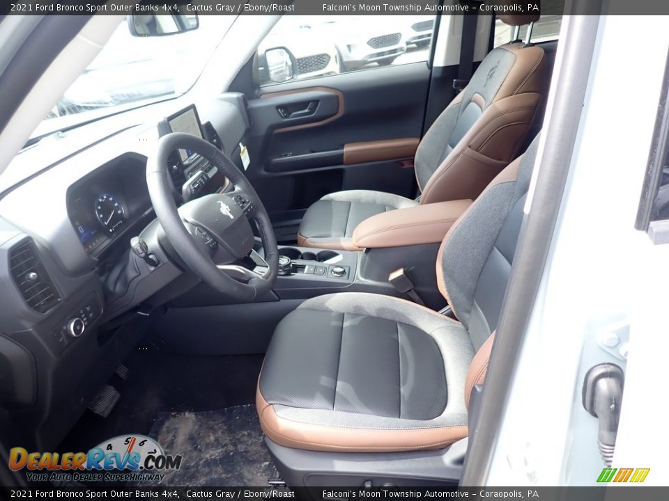 Front Seat of 2021 Ford Bronco Sport Outer Banks 4x4 Photo #10