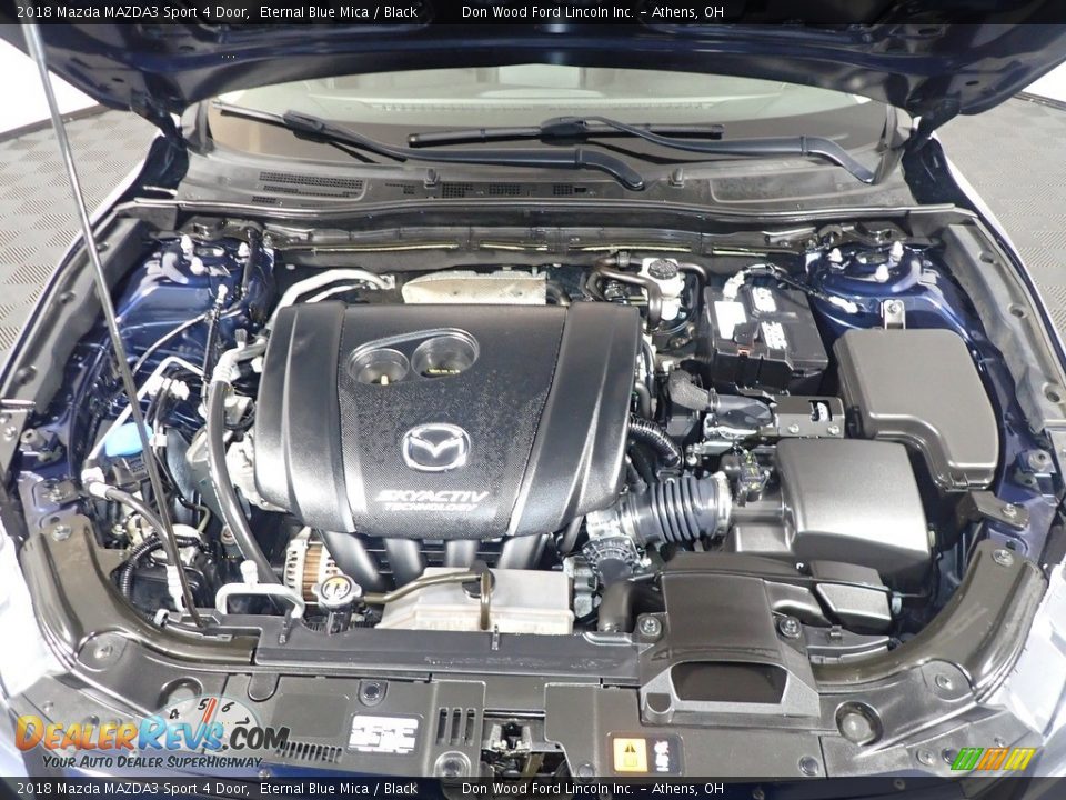 2018 Mazda MAZDA3 Sport 4 Door Eternal Blue Mica / Black Photo #6